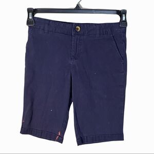 𝅺Straight Dark Blue Bermuda Kids School Pants